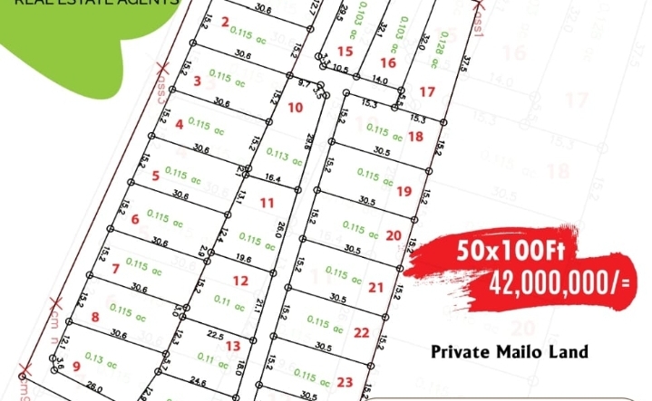 Here is a chance to own Land in one of well organised estates.